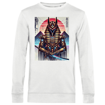 „Ancient Pharaoh Cyber Warrior – Futuristic Sweatshirt“ - Printyvo