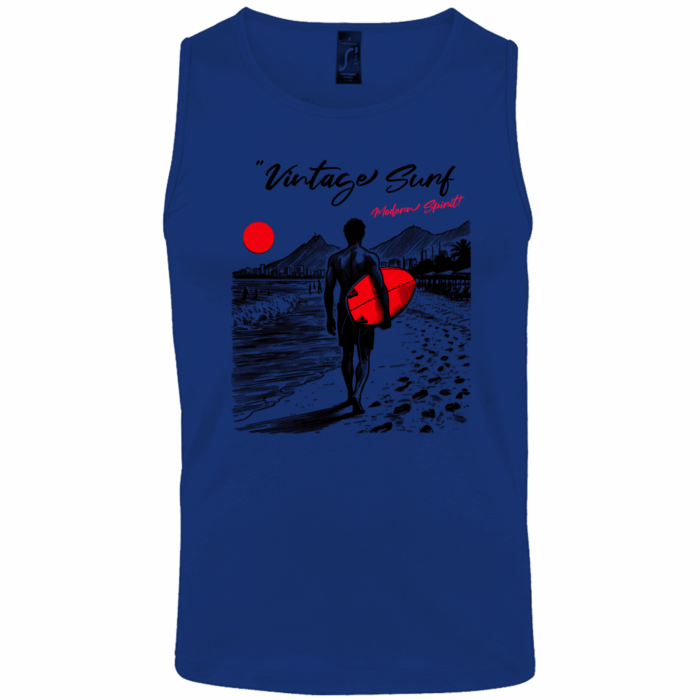 Vintage Surf Tank Top – Herren Muscle Shirt | Stylemyprint – Bild 5