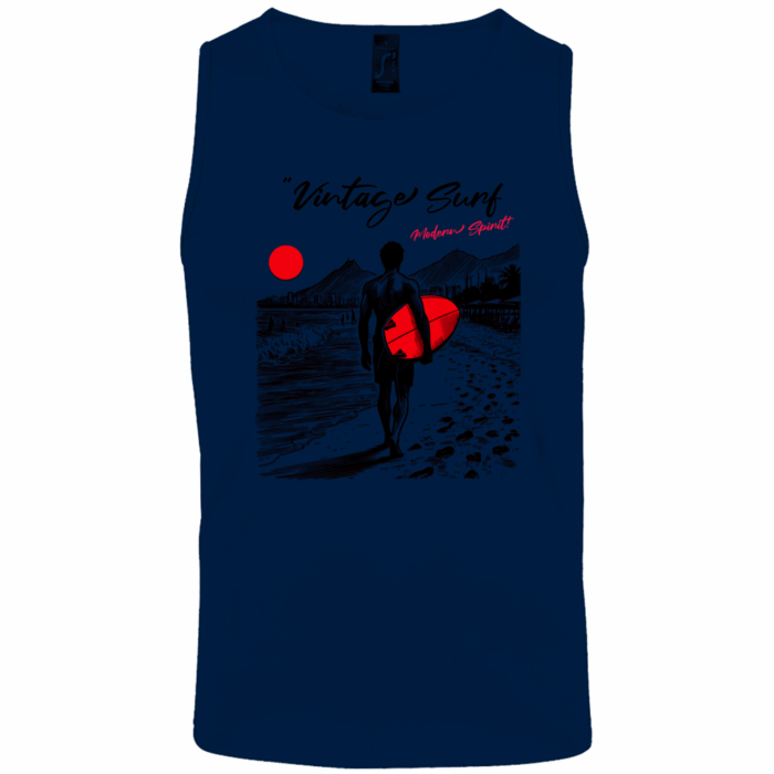 Vintage Surf Tank Top – Herren Muscle Shirt | Stylemyprint – Bild 7