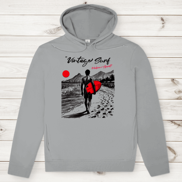 Retro Surf Organic Hoodie – Men’s Streetwear Look