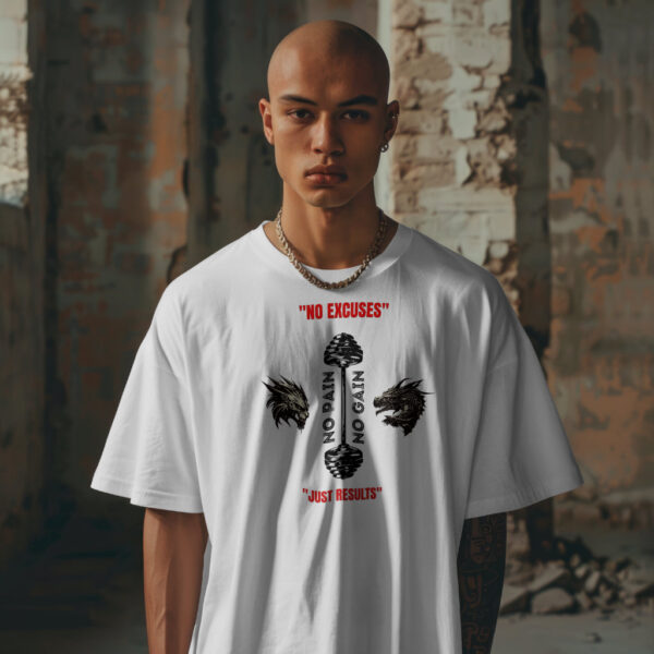 Featured image for ‚NO EXCUSES – Gym Hoodie für Männer | Motivation & Power | Stylemyprint‘